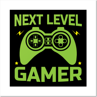 Next Level Gamer Video Game Controller Posters and Art